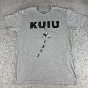 Kuiu Nation Men's Sz Medium Gray Graphic T-Shirt Hunting Outdoor